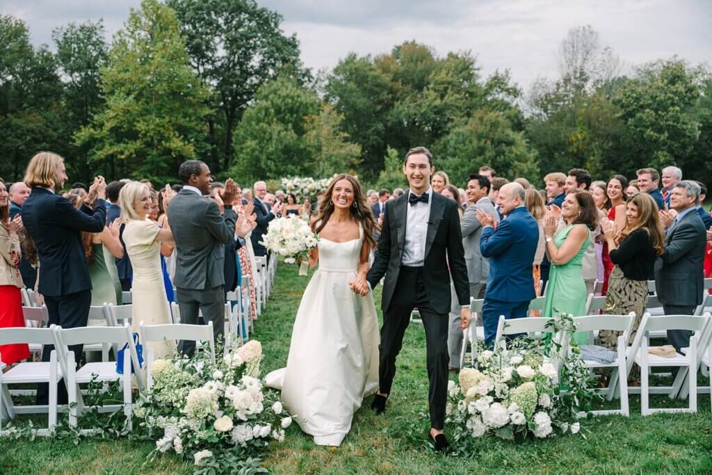 An outdoor wedding at Winvian Farm in CT.